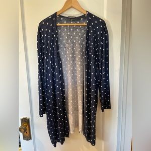 Fun polkadot lightweight sweater/coverup.